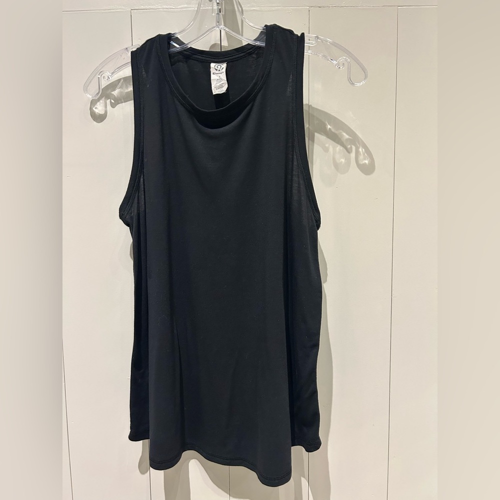 Champion Black Sleeveless Workout Top size small